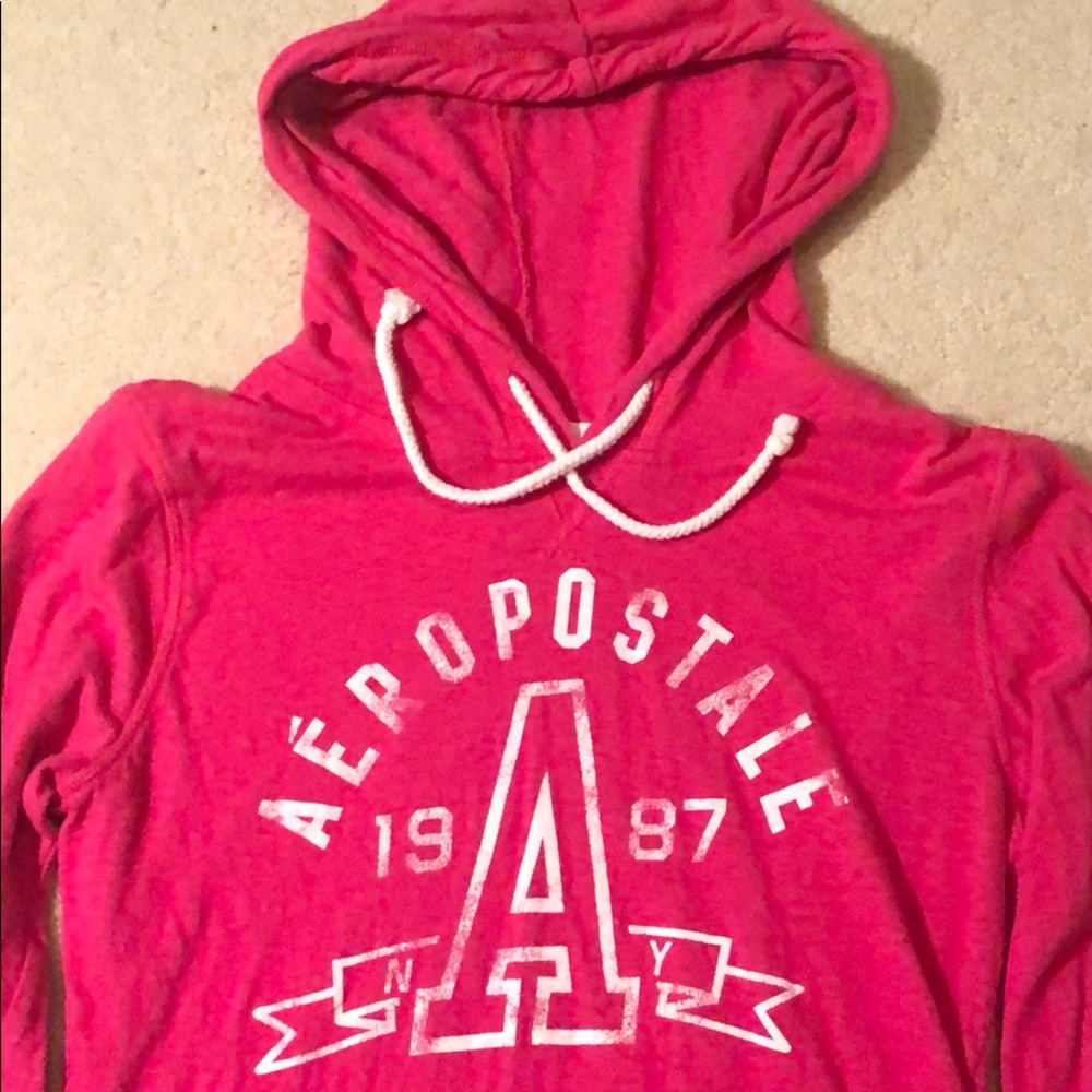 Aeropostale long sleeve hooded shirt